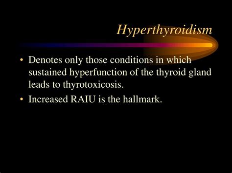 PPT THYROTOXICOSIS AND HYPERTHYROIDISM PowerPoint Presentation Free