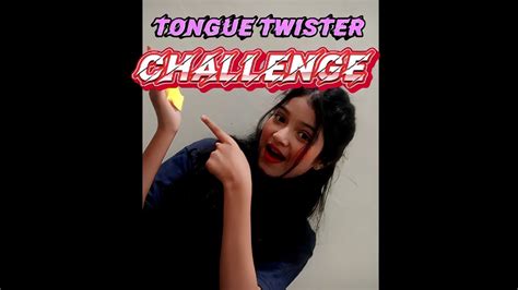 Tongue Twister Challenge Youtube