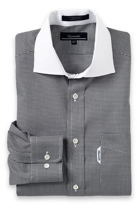 Façonnable Contrast Collar Dress Shirt Nordstrom