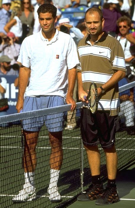 Pete Sampras Andre Agassi 1995 Us Open Tennis Express Blog