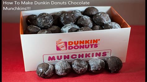 Pleasurable Desserts Dunkin Donuts Chocolate Munchkin Receipe Exact