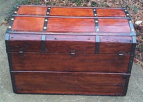 487 Restored Civil War Era Antique Trunk For Sale And Available