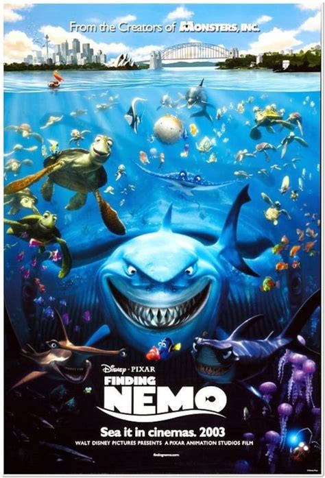 Finding Nemo 2003 Original 27x40 Advance Movie Poster Etsy