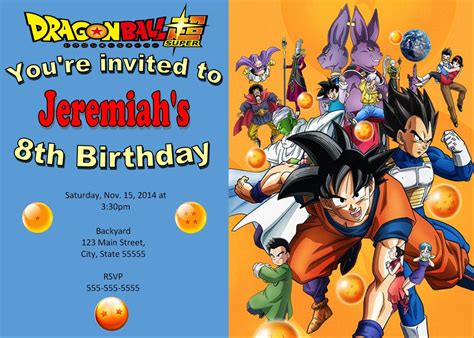 Pin On Dragonball Birthday Party Ideas