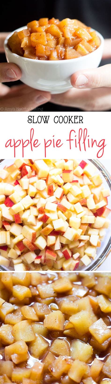 Cooking spray, butter, apple pie filling, spice, whipped cream and 3 more. Slow Cooker Apple Pie Filling -- the easiest recipe you'll ...