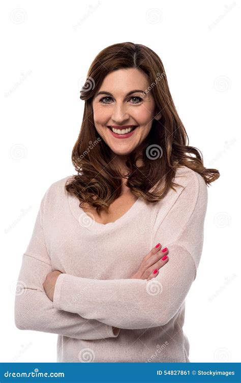 Confident Woman Posing To Camera Stock Image Image Of Posing Lovely
