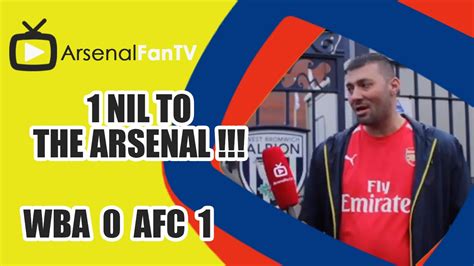 1 Nil To The Arsenal West Brom 0 V Arsenal 1 Youtube