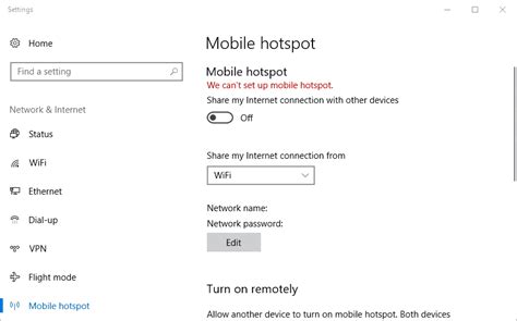 We Can T Set Up Mobile Hotspot How To Fix This Windows Error