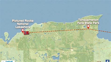 Great Lakes Loop Road Trip Map Youtube