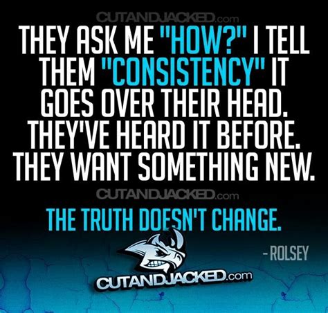 Consistency Quotes About Exercise Quotesgram