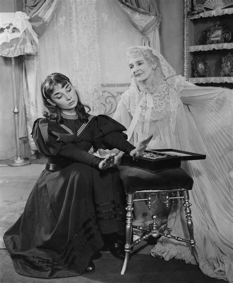 Audrey Hepburn And Cathleen Nesbitt In The Broadway Production Of