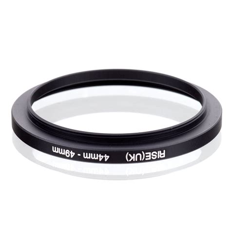 Riseuk 44mm 49mm 44 49 Mm 44 To 49 Step Up Ring Filter Adapter Black