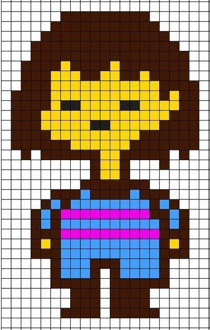 Friskundertale Pixel Art Templates Perler Bead Templates Diy Perler