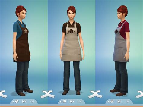 Mod The Sims Barista Outfit