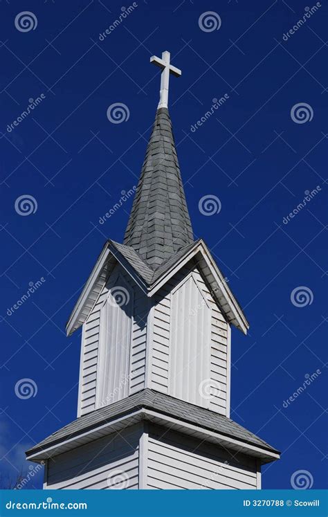 Country Church Steeple Stock Photo Image Of Steeple Cross 3270788