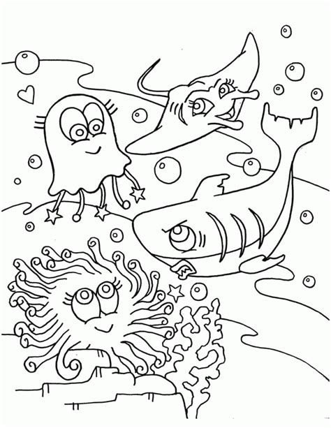 Cute Cartoon Animals Coloring Pages Coloring Home