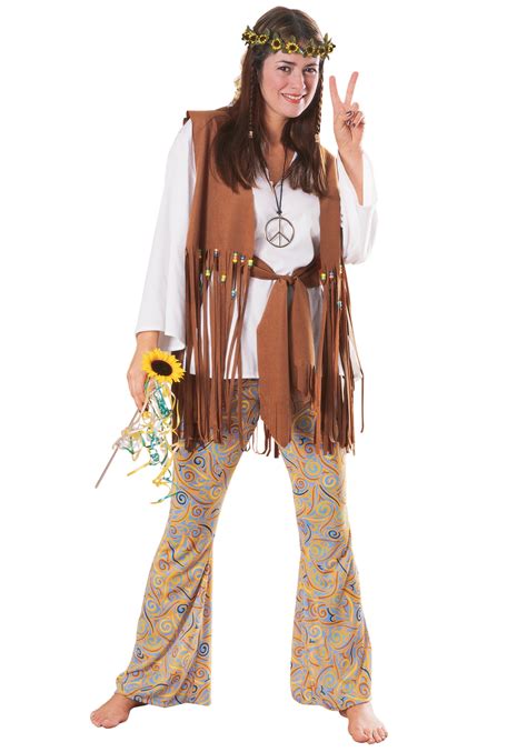 Sort options sort by popularity newest arrivals price low to high price high to low Adult Hippie Love Child Costume - Female Hippie Halloween Costumes