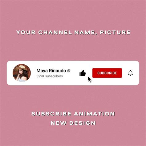 Custom Animated Youtube Subscribe Button Overlay For Intro Videos New