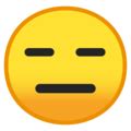 Copy and paste 😑 emoji. Expressionless Face Emoji