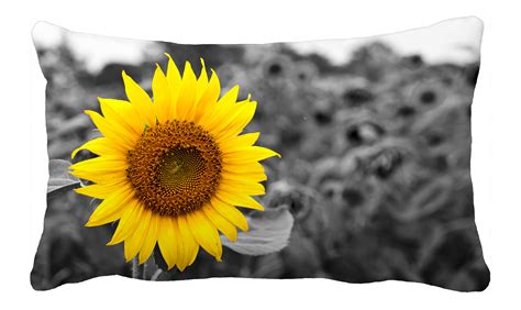 Ykcg Sunflower Artwork Pillowcase Pillow Cushion Case Cover Twin Sides