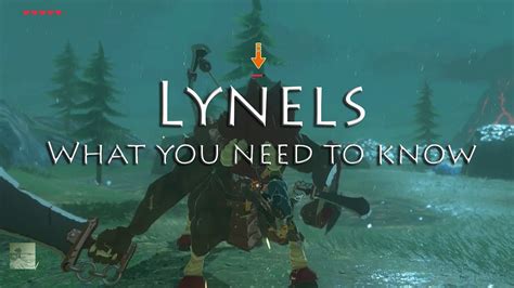 Zelda Breath Of The Wild Lynels What You Need To Know Youtube