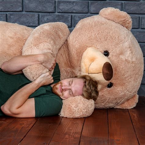 7 Feet Teddy Bear Large Real Giant Very Soft Lovablehug Gable T Shit