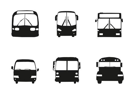 Bus Silhouette Vector Art Icons And Graphics For Free Download