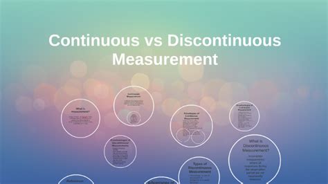 Continuous Vs Discontinuous Measurement By Jerval Johnson On Prezi