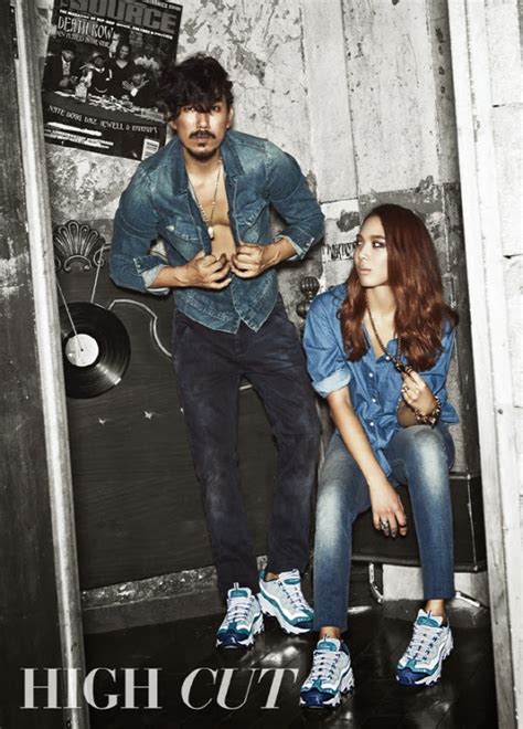 korea s favorite hip hop couple yoon mirae and tiger jk pose like pros for latest high cut
