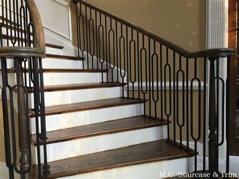Iron Baluster Upgrade From Mc Staircase And Trim Installation Of Aalto