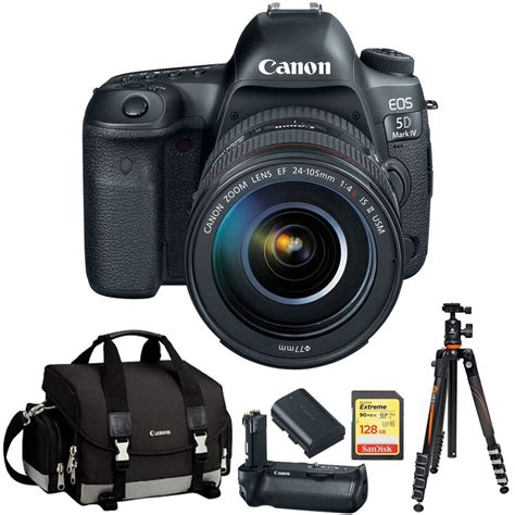 Canon Eos 5d Mark Iv Full Frame Dslr Camera Ef 24 105mm F4l Is Ii