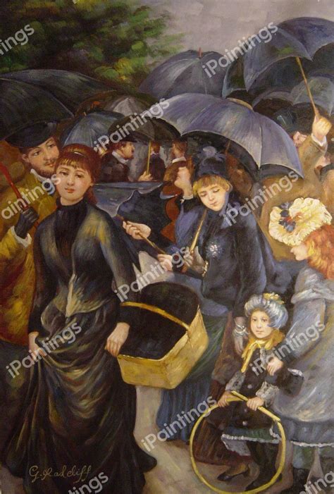 Umbrellas Painting By Pierre Auguste Renoir Reproduction