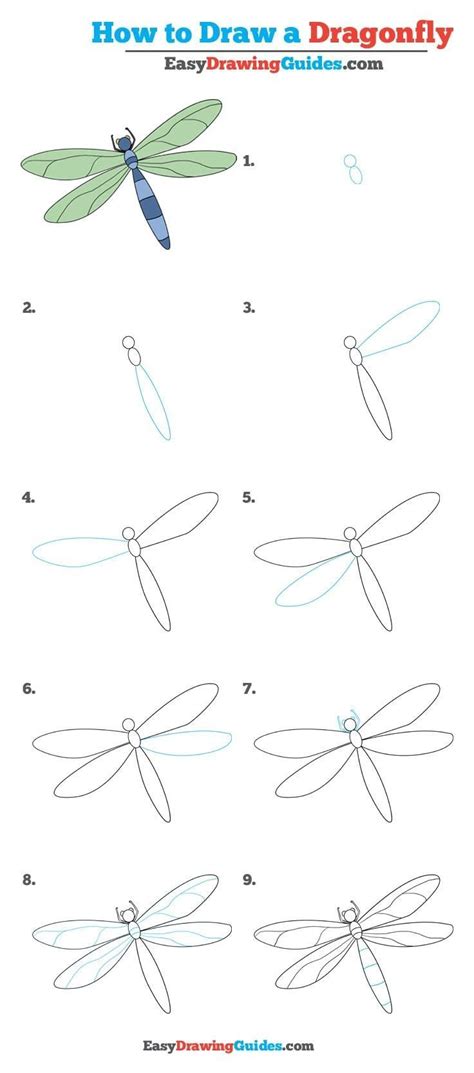 Https://techalive.net/draw/how To Draw A Dragonfly Step By Step Easy