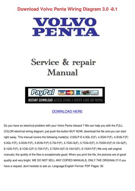 If this is your first visit, be sure to check out the faq by clicking the link above. Download Volvo Penta Wiring Diagram 30 81 by Yu Kierce - Issuu