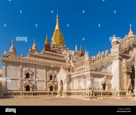Ananda Pagoda Ananda Temple At Bagan Myanmar Burma Asia In