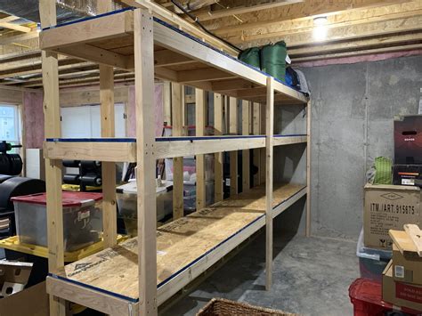 Storage Shelves Basement 4 Diy Weekend Basement Storage Projects The