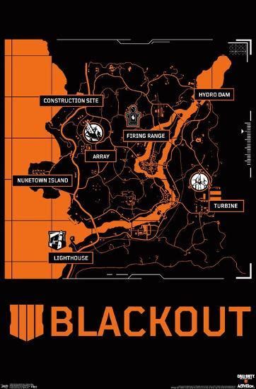 Call Of Duty Black Ops 4 Blackout Map Prints