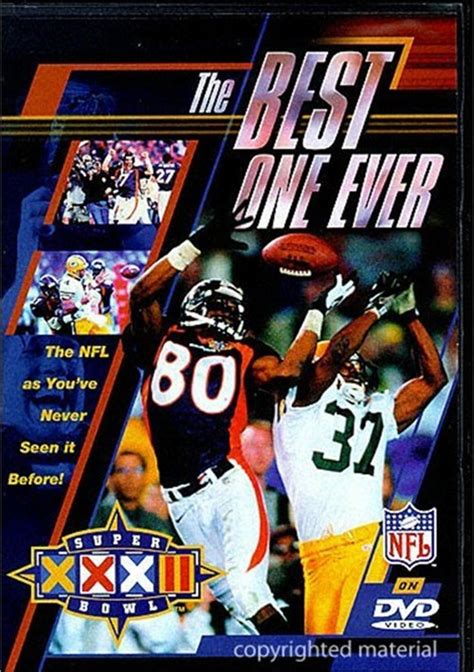 Best One Ever Super Bowl Xxxiithe Dvd 1998 Dvd Empire