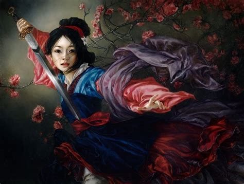 Realistic Disney Paintings By Heather Theurer Mulan Fan Art 38790892