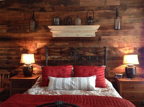 Reclaimed Barnwood On Master Bedroom Wall Hubby And I Did This In An