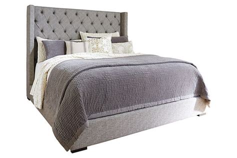 Sorinella Queen Upholstered Bed Gray Large Queen Upholstered Bed