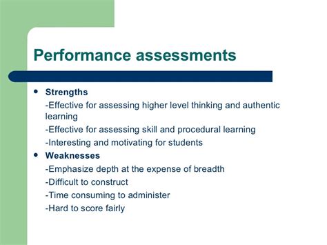 Assessment Of Student Learning
