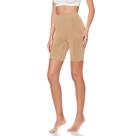 nearly nude smoothing thigh shaper in nude xl 1x