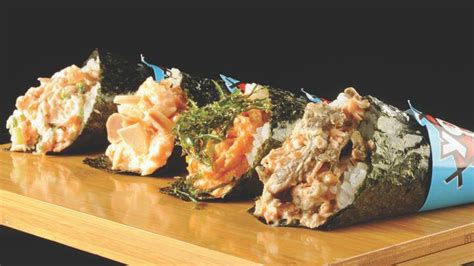 Temaki Sushi Em Forma De Cone