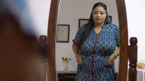 Indian Overweight Woman Pinching Her Bel Stock Video Pond5