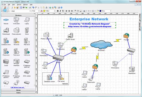 Network Diagram Software Scan And Discover Topology Create Diagrams