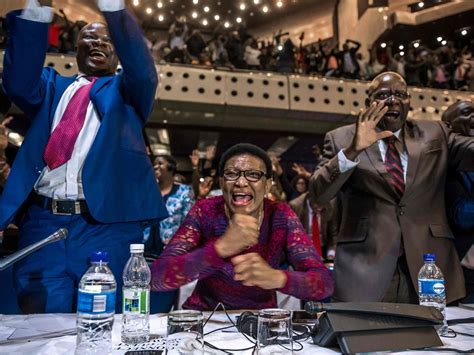 Robert Mugabe Resigns As President Of Zimbabwe Sparking Cheers And