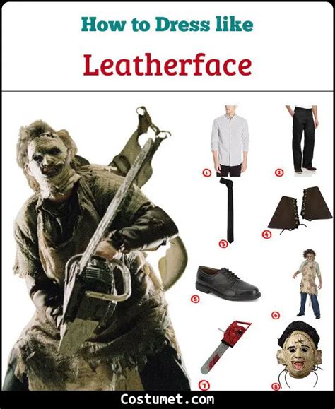 Leatherface The Texas Chainsaw Massacre Costume For Cosplay And Halloween