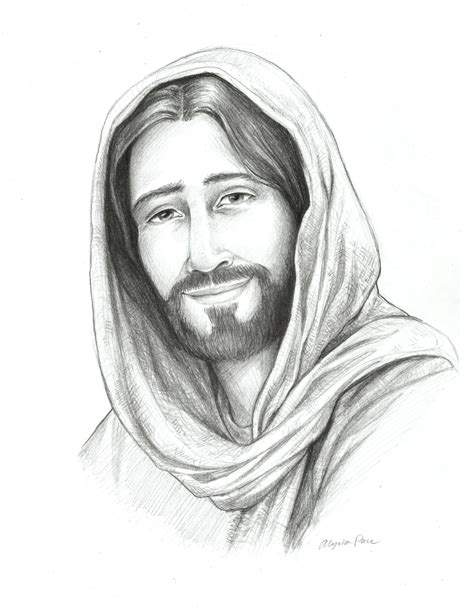 Drawing Of Christ Sketch Of Jesus Religious Art Savior Of The World
