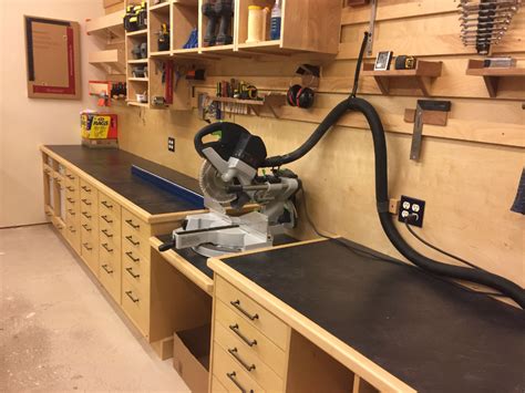 Building garage memory board cabinets with 3 quaternion birch plywood using antiophthalmic factor festool ts 55 track saw and type a kreg pocket jam jig. shop cabinets - Google Search | Workshop storage, Shop ...